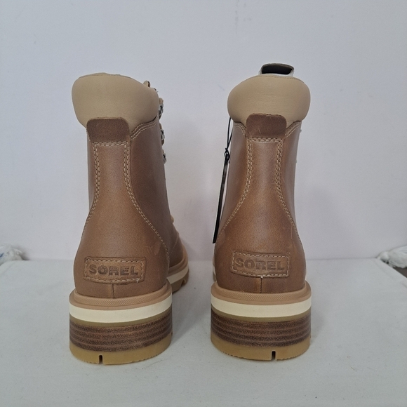 Sorel Lennox lace stkd waterproof boot brown 9.5 NWT - Picture 6 of 8